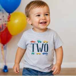 Zwei Transportmittel zum Geburtstag Shirt