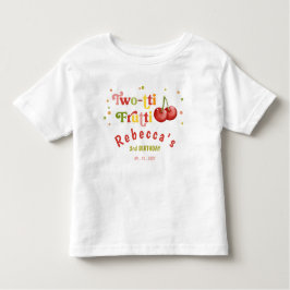 Zwei-tti Frutti Fruity Fun Zweite Geburtstagsparty Kleinkind T-shirt