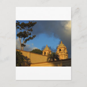 Zwei Türme im Balboa Park Postkarte