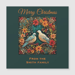 Zwei Turteltauben Magnetkarte