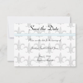 Zwei Tuxedo Gay Wedding speichern das Datum Save The Date