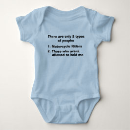 Zwei Typen von Motorrad Baby Bodysuit Baby Strampler