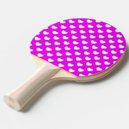 zwei unterschiedliche kontrastfarbene Seiten rosa  Tischtennis Schläger