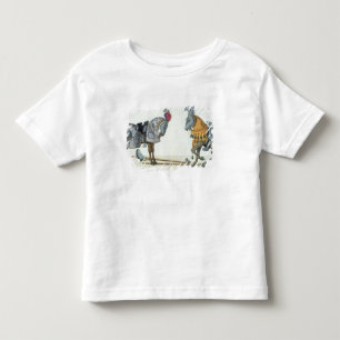 Zwei verletzten Ritter an einem Turnier, Platte Kleinkind T-shirt