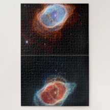 zwei verschiedene Bilder des Ringnebels