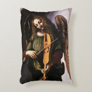 Zwei verschiedene Engel von Leonardo da Vinci Dekokissen