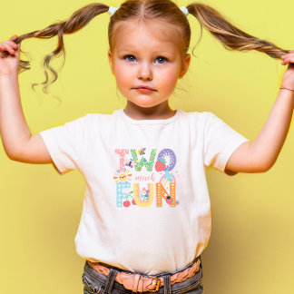 Zwei viel Spaß, Pastell-Frühling Zwei Jahre altes Kleinkind T-shirt