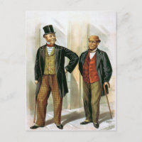 "Zwei viktorianische Gentlemen" Vintage