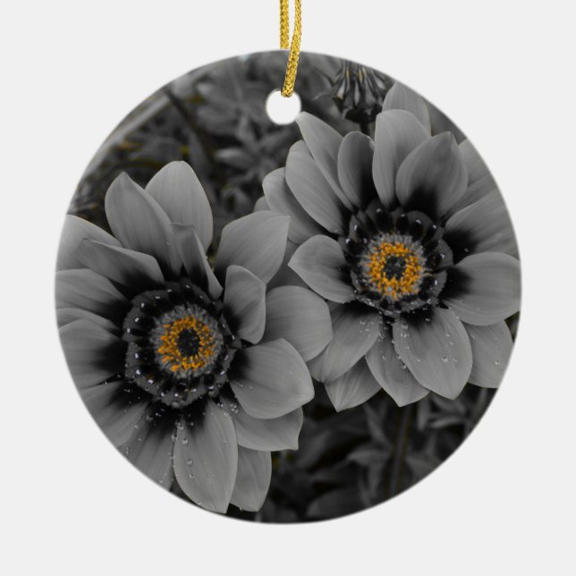 Zwei vom gleichen Schlag Keramik Ornament (Vorne)