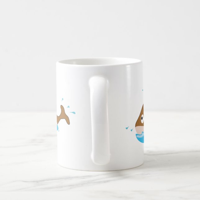 zwei Wale Tasse (Henkel)