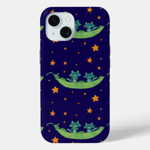 Zwei Waschbären in einer Erbsenschote Whimsische Case-Mate iPhone Hülle