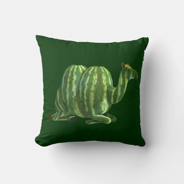 Zwei Wassermelonen Camels Kissen (Vorderseite)