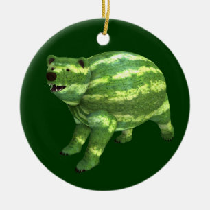 Zwei Wassermelonen Keramikornament
