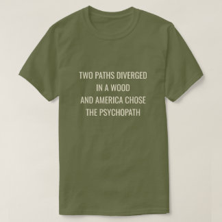 ZWEI WEGE GETRENNT -Grün  T-Shirt