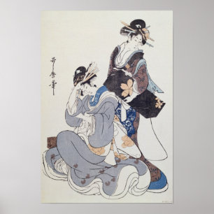 Zwei weibliche Zahlen Poster