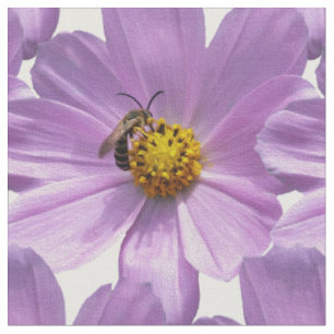 zwei weiße Blume Stoff