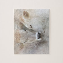 Zwei weiße Kühe auf Aquarelleffekt