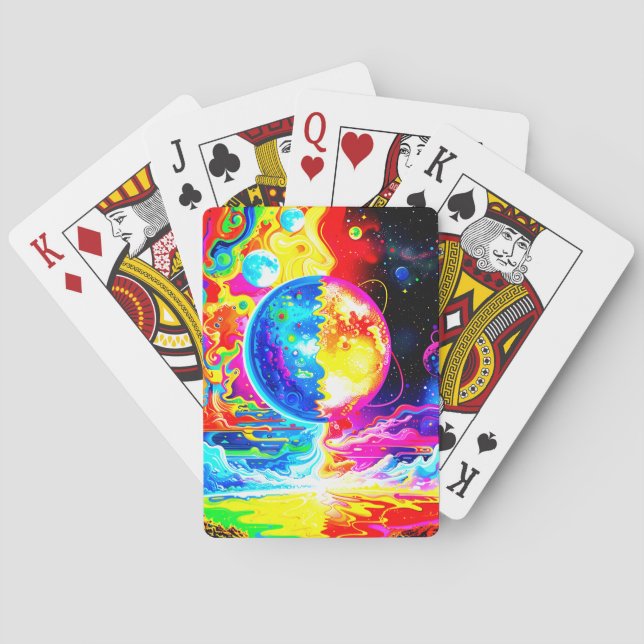 Zwei Welten Spielkarten (Rückseite)