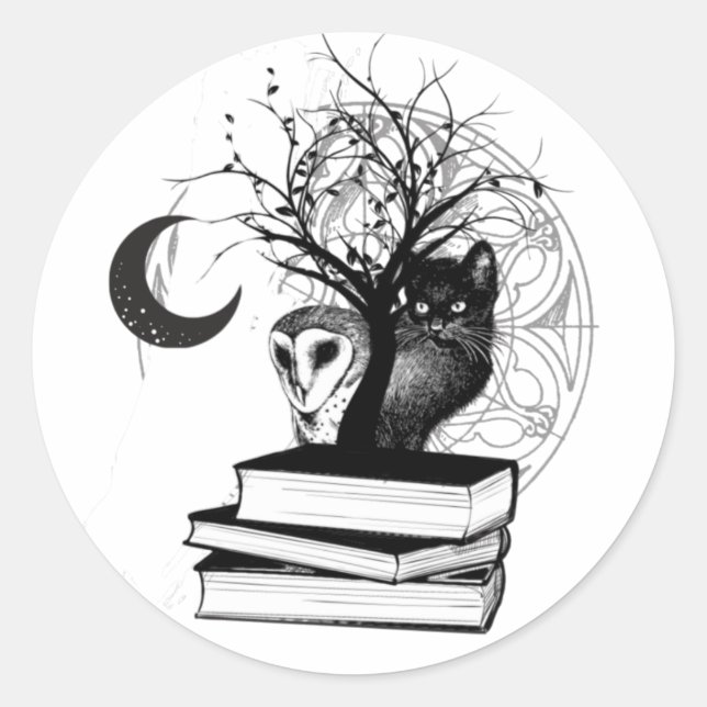 Zwei Welten Sticker (Vorderseite)