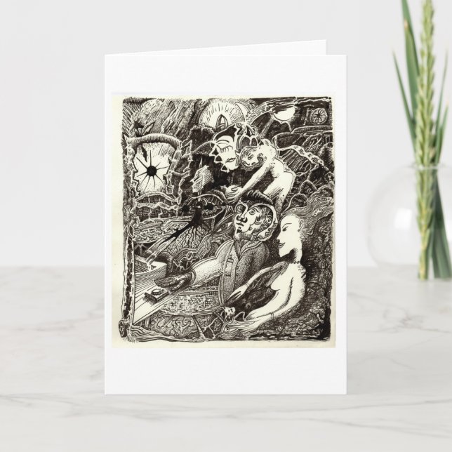 Zwei Welten von Brian Benson Karte (Vorderseite)