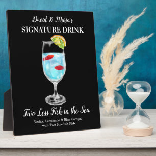 Zwei weniger Fische im Meer ・ diesen Drink PERSONA Fotoplatte