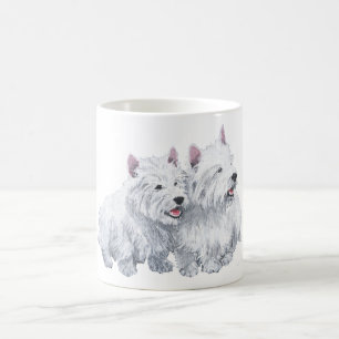 Zwei Westies Kaffeetasse