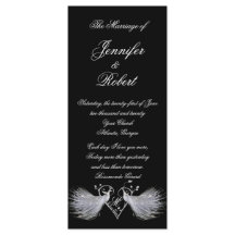 Zwei White Peacocks und das Herz Monogram Programm