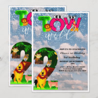 Zwei Wild 2. Geburtstag Party Safari Animals Party