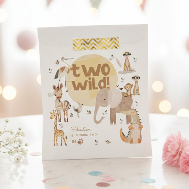 Zwei wild lebende Safari-Tiere - Kindergeburtstag Geschenktütchen (Von Creator hochgeladen)