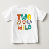Zwei wild lebende Tiere zweite Geburtstags Baby T