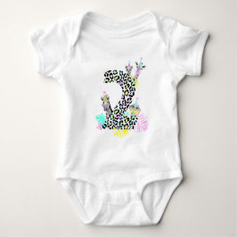 Zwei wilde Birthday-Bodysuit Baby Strampler