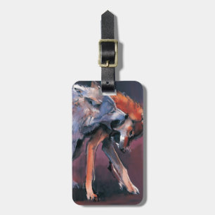 Zwei Wölfe 2001 Gepäckanhänger