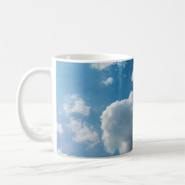 Zwei Wolken Kaffeetasse (Links)