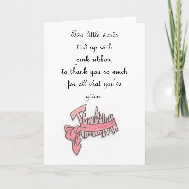 ZWEI WÖRTER KARTE (Vorderseite)