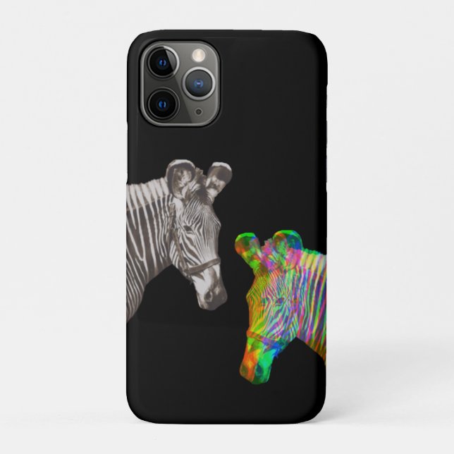Zwei Zebras iPhone / iPad Hülle (Rückseite)