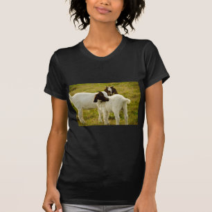 Zwei Ziegen Niedlich T-Shirt