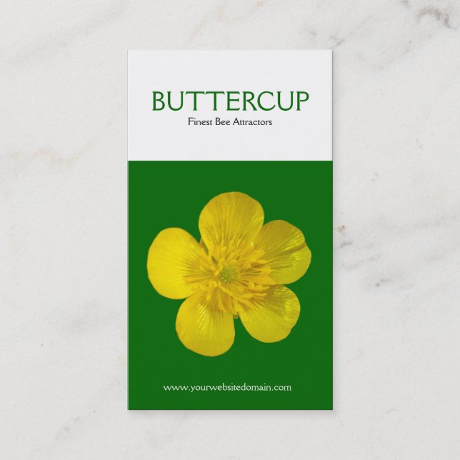 Zwei zweiteilige vertikale Butterschale Visitenkarte (Vorderseite)