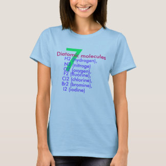 zweiatomiges Molekült-shirt T-Shirt