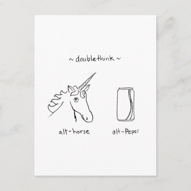 Zweideutigkeit Postkarte (Vorderseite)