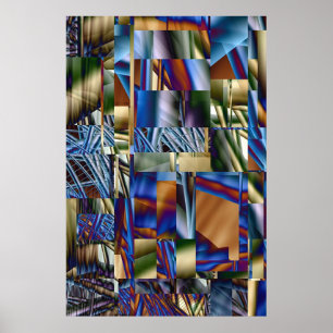 Zweidimensionales Universum II Poster