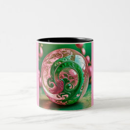 Zweifarben-Tasse 325ml (Marmor) Zweifarbige Tasse