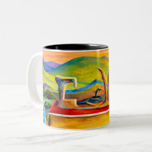 Zweifarben-Tasse Zweifarbige Tasse