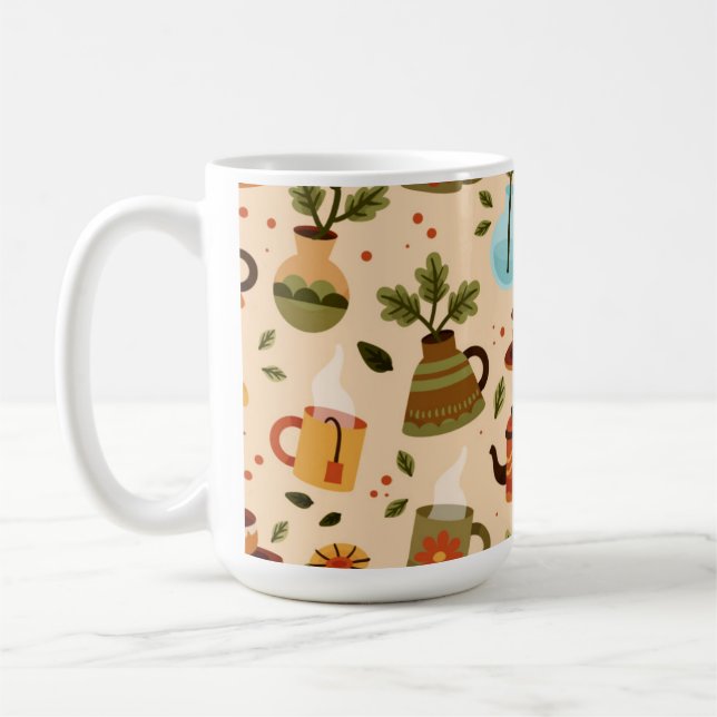 Zweifarben-Teetasse  Kaffeetasse (Links)