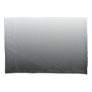 Zweifarbige Farbskala ombre, schwarze Farbtöne, gr Kissenbezug