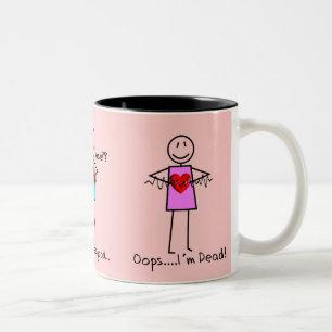  ZWEIFARBIGE TASSE