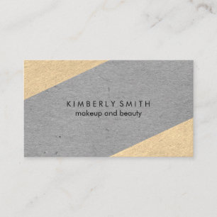 Zweifarbige Tone-Blöcke Visitenkarte