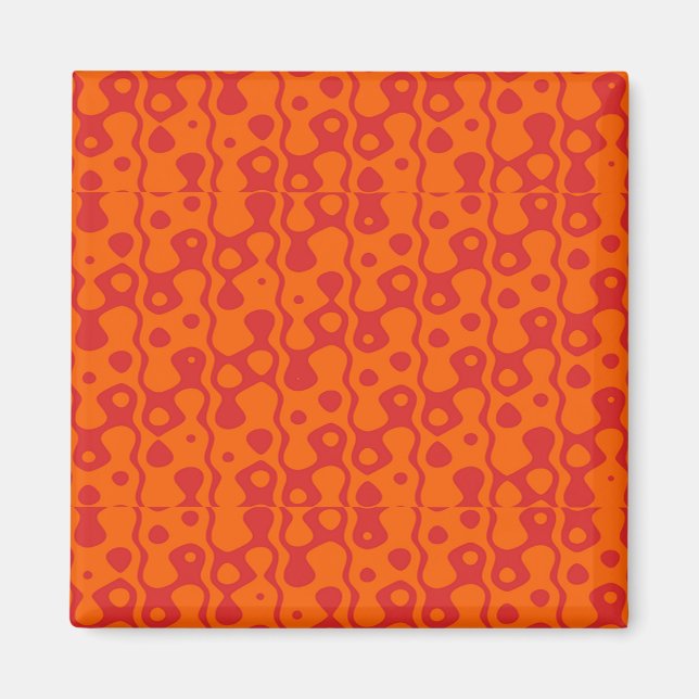 Zweifarbiger Hintergrund Magnet (Vorne)
