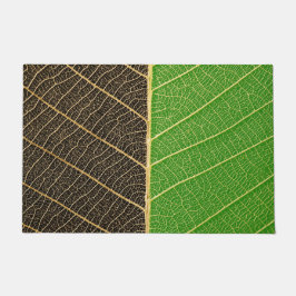 zweifarbiges Blatt Fußmatte