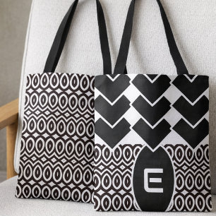 Zweifarbiges Chevron- und Tränen-Tasche Tasche