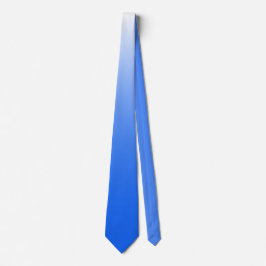 Zweifarbiges Gradient ombre elektrisch blau Krawatte
